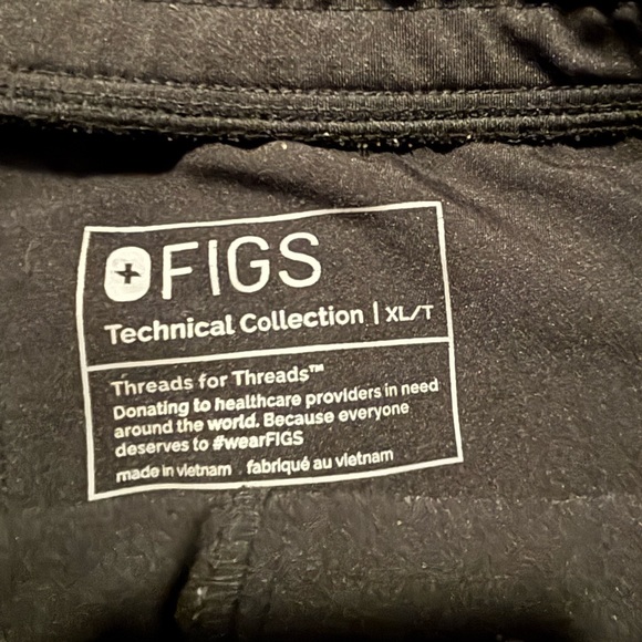 Figs Black Technical Collection Scrub Pants - Picture 4 of 10